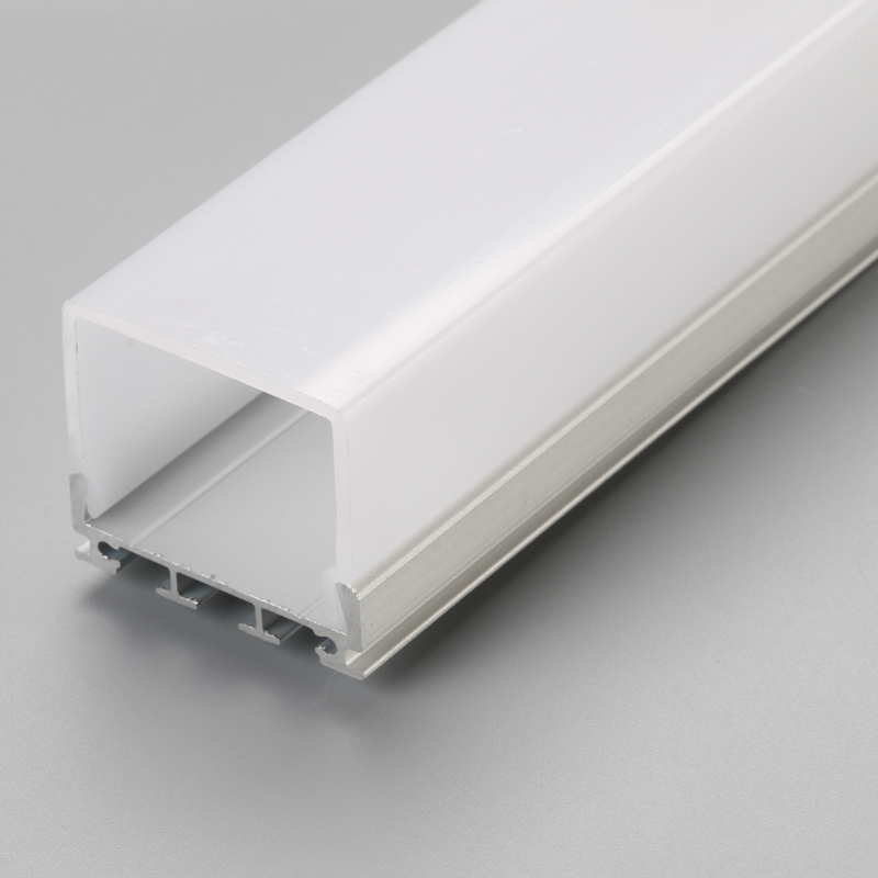 led - aluminium - profil mit pc - cover endkappen und halterungen für led - streifen